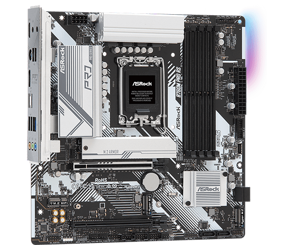 ASRock B760M Pro RS LGA 1700 Intel Motherboard | 90 - MXBLH0 - A0UAYZ - Vektra Computers LLC ASRock B760M Pro RS LGA 1700 Intel Motherboard | 90 - MXBLH0 - A0UAYZ - Vektra Computers LLC